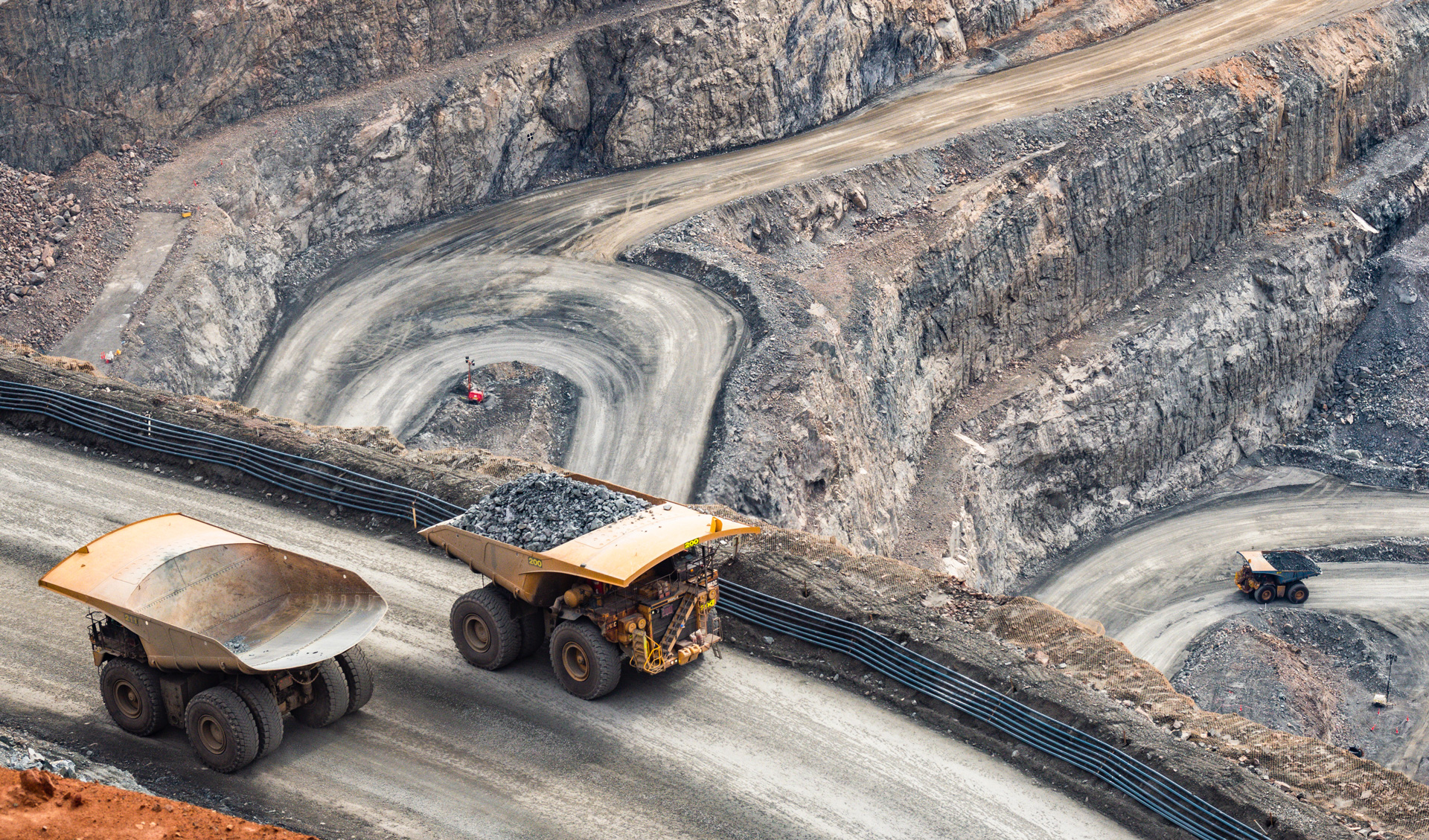 Open pit mine